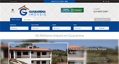 Desktop Screenshot of guararemaimoveis.com.br